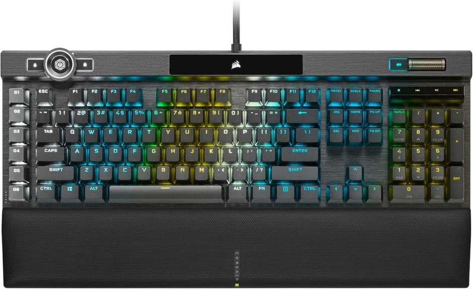 CORSAIR K100 RGB Optical-Mechanical Gaming Keyboard with OPX RGB Optical-Me