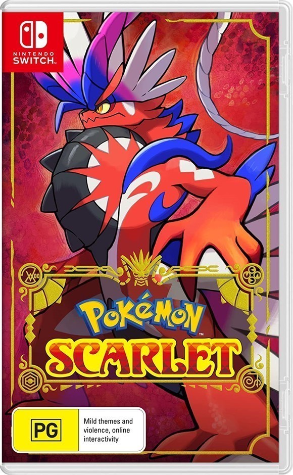 NINTENDO Switch "Pokemon Scarlet" Game.