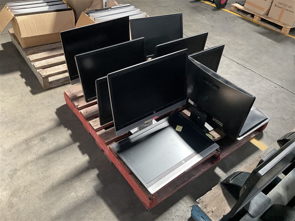 11 Assorted HP Computer Monitors Auction (0001-7056570) | Grays Australia