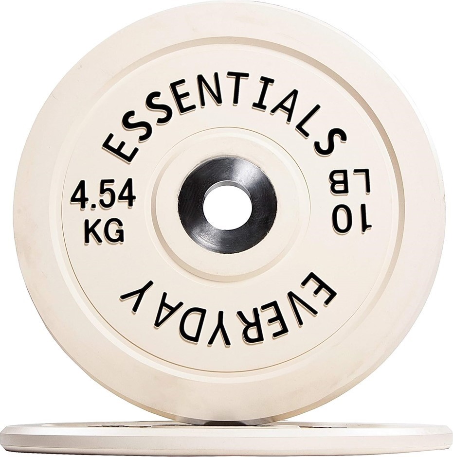 BALANCEFROM Pair of Everyday Essentials Colour-Coded Olympic Bumper 10lb We