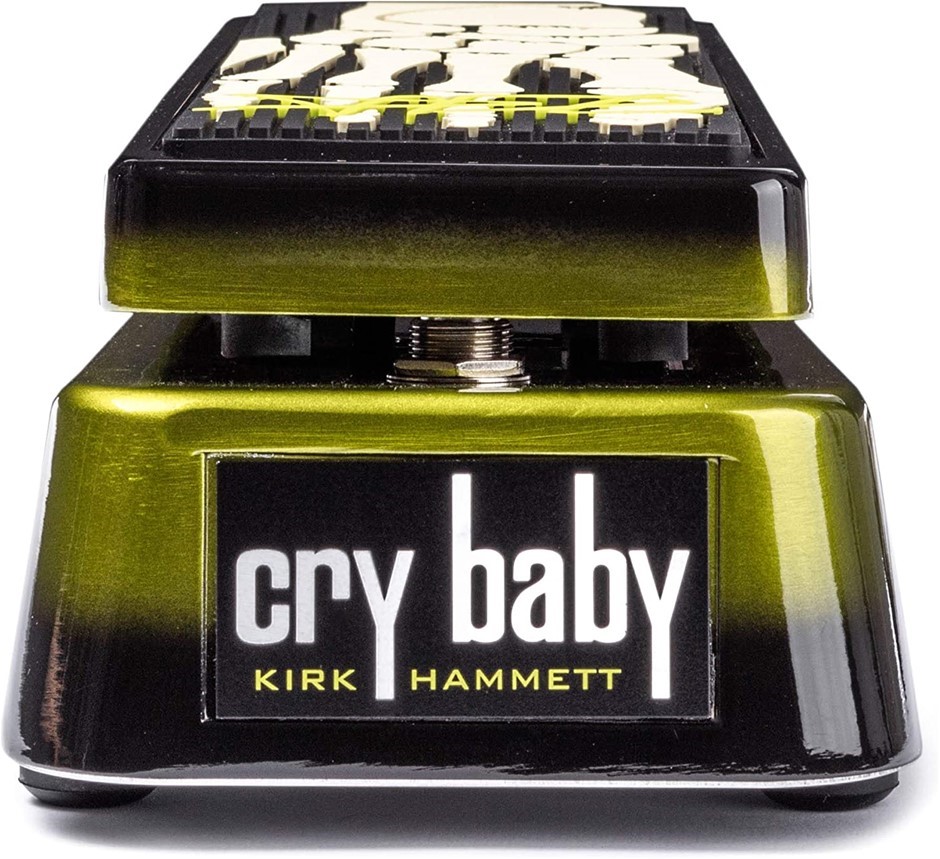 DUNLOP KH95 Hammett Signature Cry Baby Wah Wah, Black/Green, 11099000001.