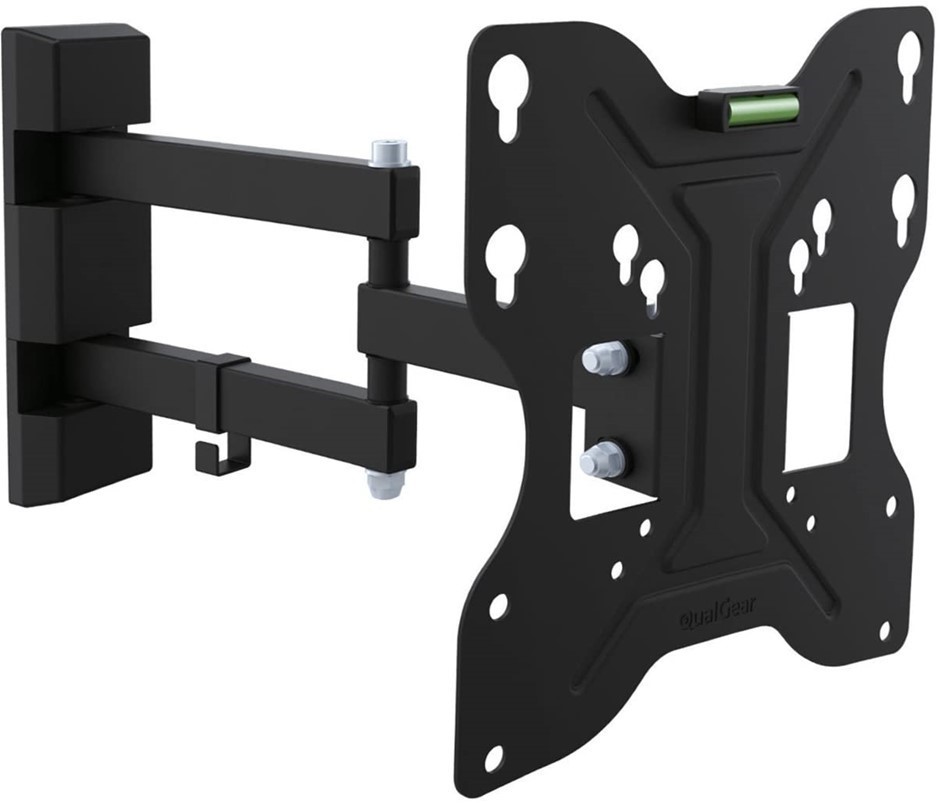 QUALGEAR QG-TM-006-BLK 23-Inch to 42-Inch Universal Low Profile Tilting Wal