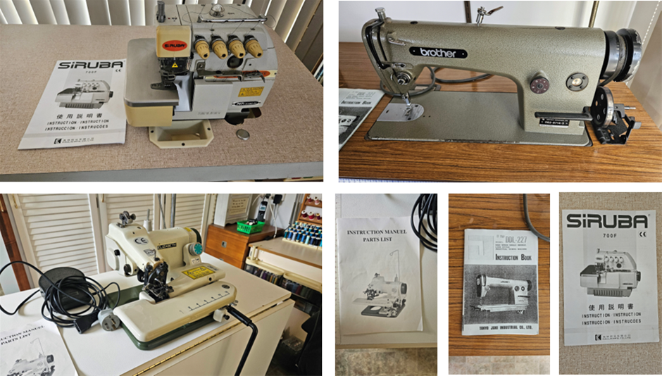 Industrial Sewing & Overlocker and portable Blind Hemmer