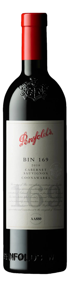 Penfolds Bin 169 Cabernet Sauvignon 2018 (6x 750mL), SA.