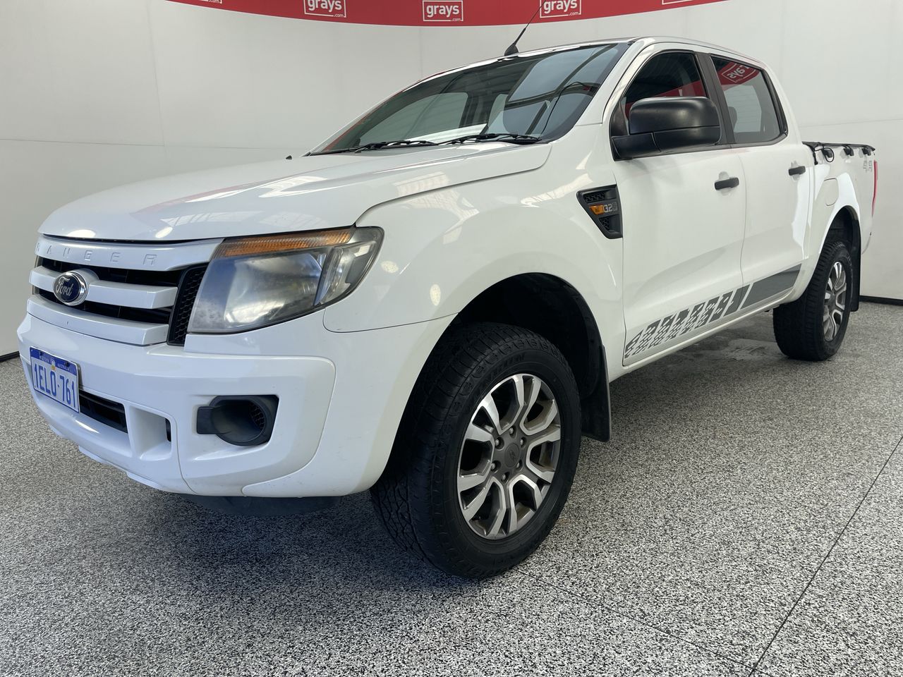 2013 Ford Ranger XL 4X4 PX Turbo Diesel Manual Dual Cab Auction (0001 ...