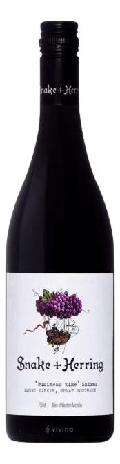 Snake + Herring Business Time Syrah 2020 (6x 750mL) Great Southern