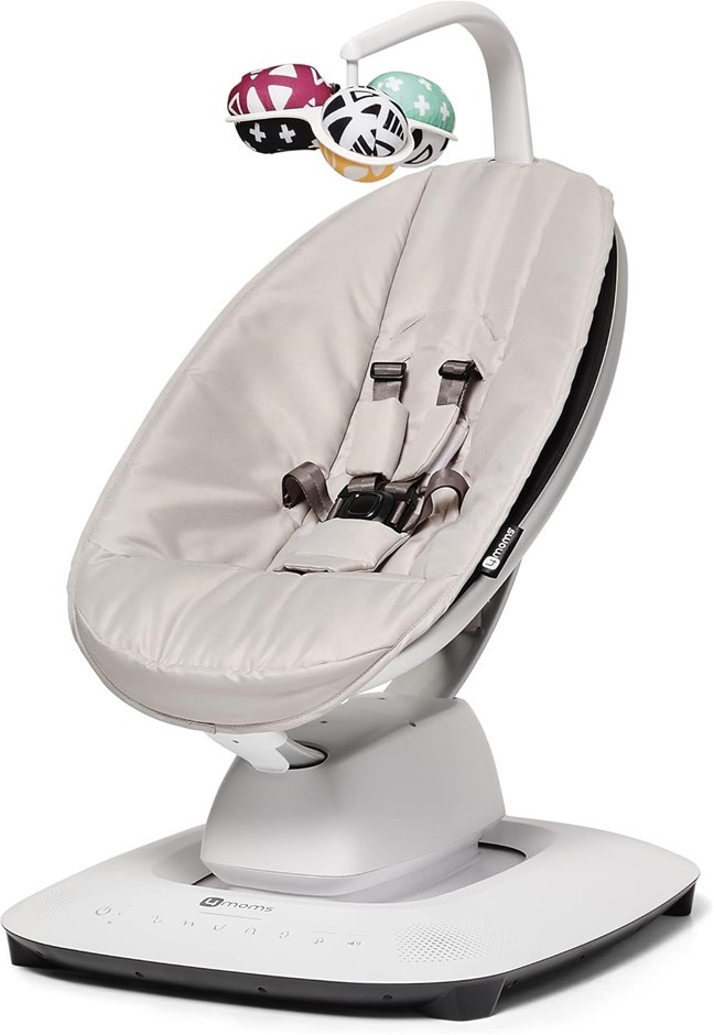 4 MOMS Mamaroo MultiMotion Baby Swing, Grey Classic, 6.8 kilograms (4