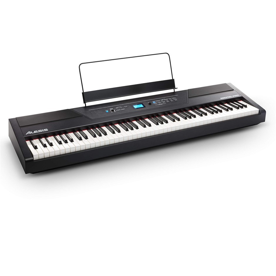 ALESIS Recital Pro Digital Piano Keyboard with 88 Weighted Hammer Action Ke