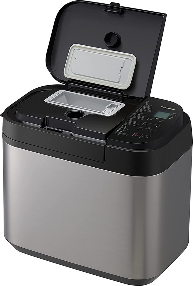 PANASONIC Premium Automatic Bread Maker with Yeast and Fruit/Nut Dispenser,