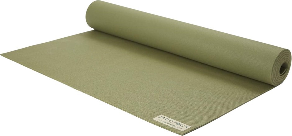 JADE YOGA Harmony Yoga Mat - Olive Green.