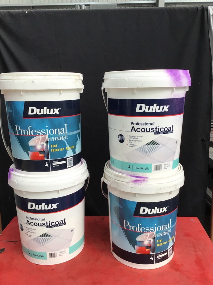 No Reserve Dulux Paint & Avista Concrete Sealers- Bulk Lots