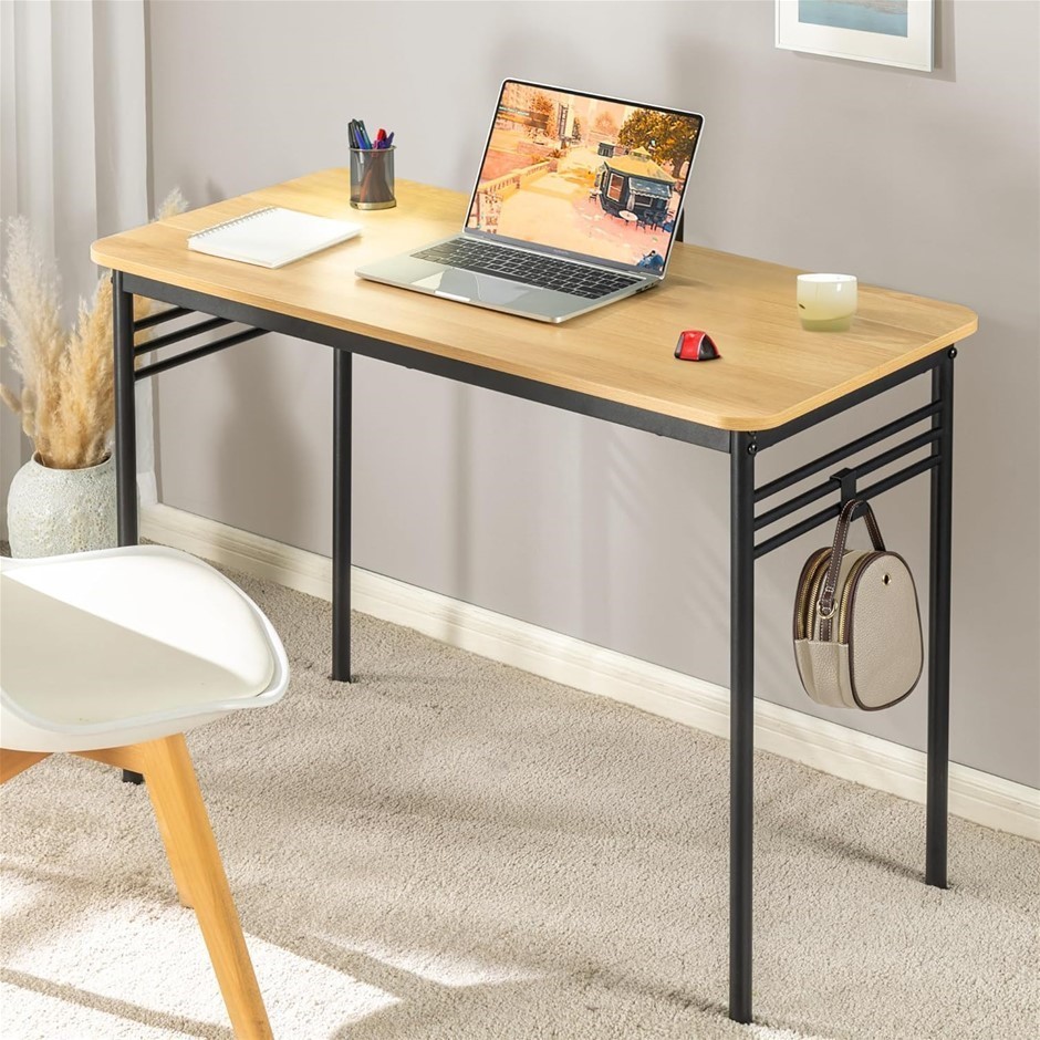 ZINUS Computer Desk, 50D x 100W x 74H cm, Engineered Wood/Black.