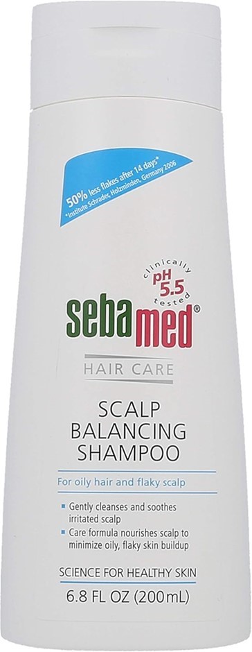 3x SEBAMED Anti-Dandruff Shampoo, 200mL.