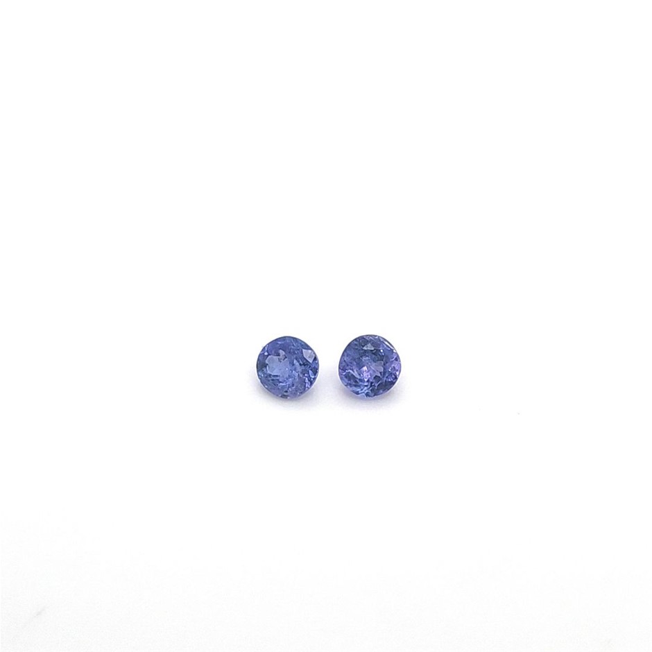 0.54 Ct - Pair of Tanzanite