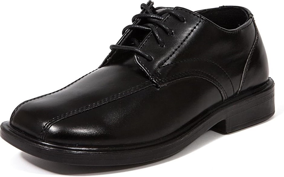 DEER STAGS Kids' Gabe Oxford Shoes, Size US 4W, Black. Buyers Note - Disco