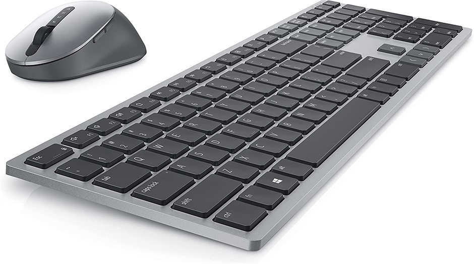 DELL Premier Multi-Device Wireless Keyboard and Mouse, Grey, KM7321W.  Buye