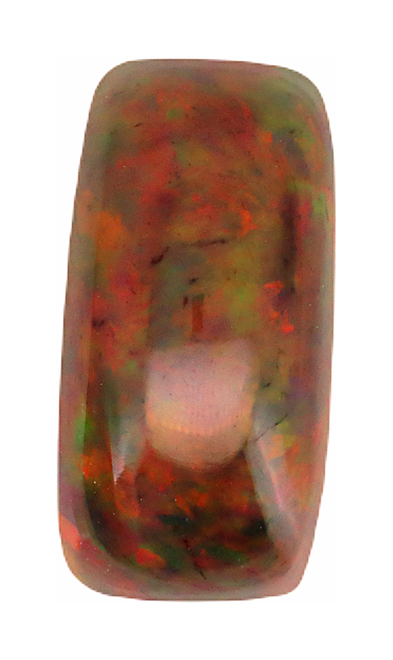 3.58 Carats Black - Color Play Opal