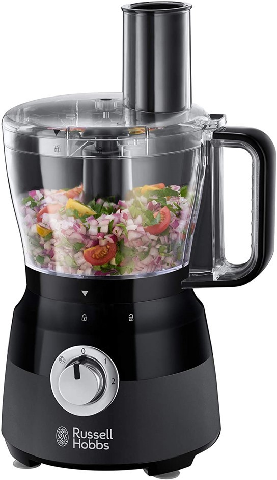 RUSSELL HOBBS Desire Food Processor, Dishwasher Safe, Matte Black. NB: Mino