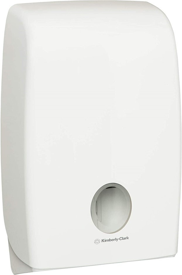 KIMBERLY-CLARK PROFESSIONAL Aquarius Double Multifold Towel Dispenser, Whit