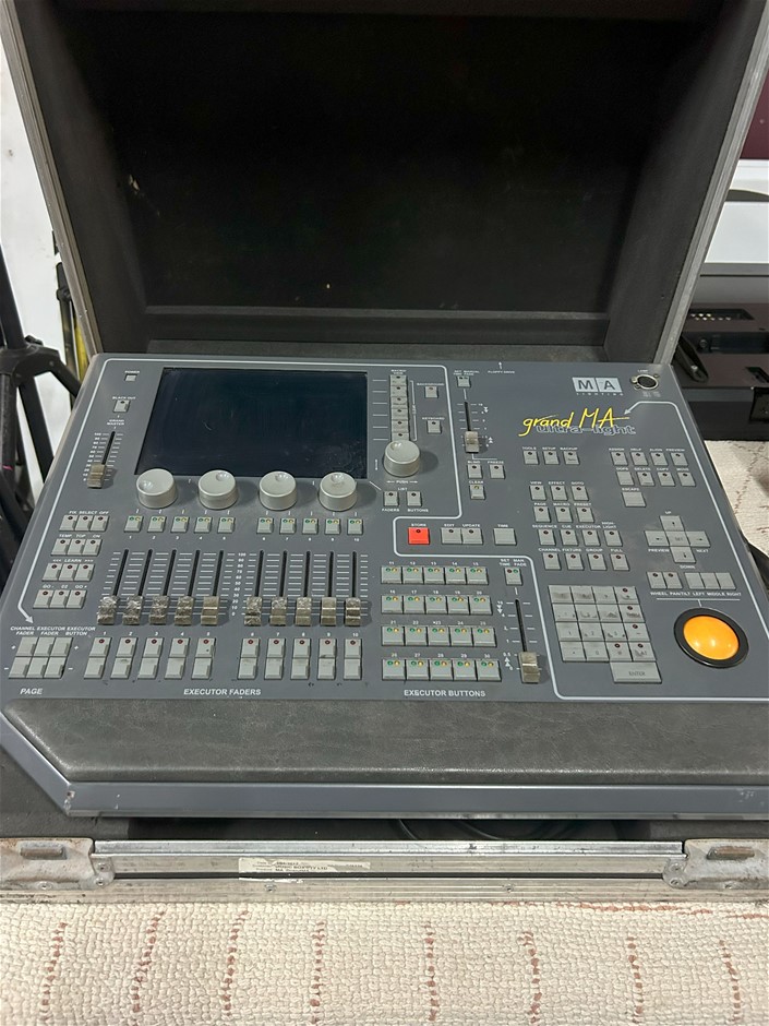 MA Grand MA Ultra Light Mixing Console to Roadcase Auction (0163 ...