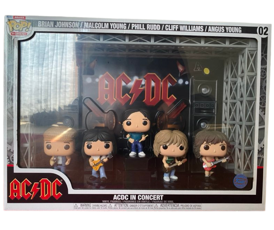 Funko Pop Moment Deluxe: AC /DC in concert vinyl figures (limited ...