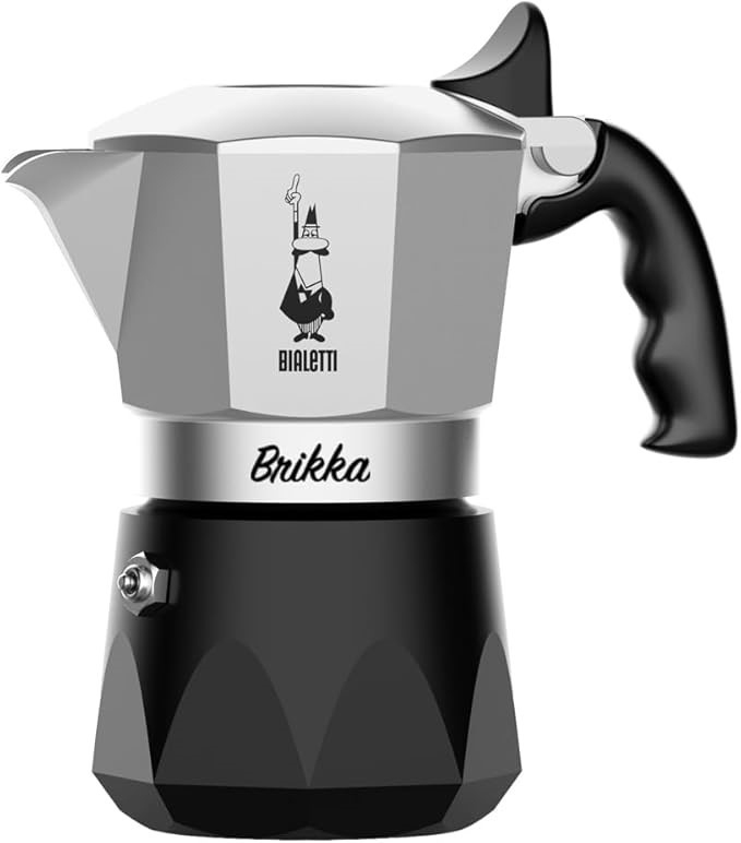 BIALETTI - New Brikka, Moka Pot, the Only Stovetop Coffee Maker Capable of