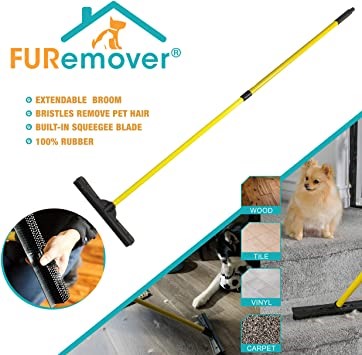 2 x EVRILHOLDER, Sw-250I-Amz-6, Furemover Pet Hair Removal Brooms with Sque