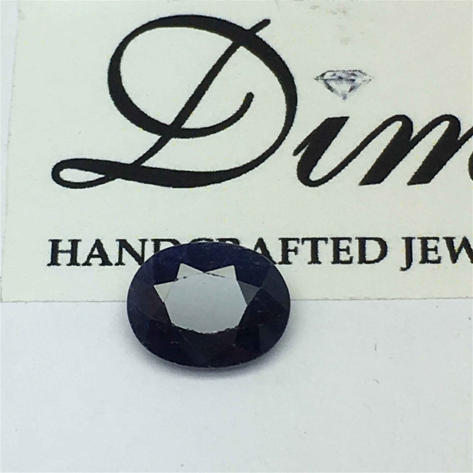 One Stone Blue Sapphire Oval 2.36ct
