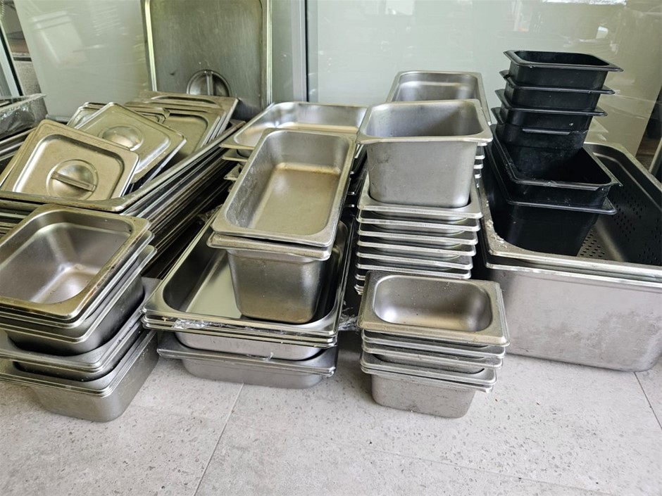 Assorted Gastronorm GN Pans Stainless Steel