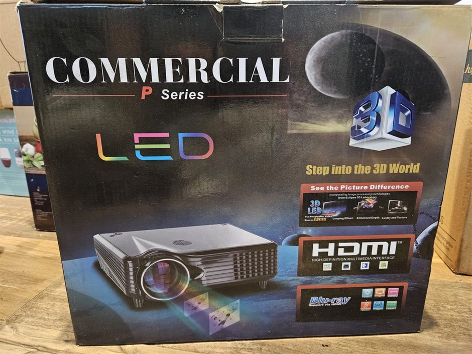 Unused Commercial P Series Led Vpl-Hw55es Black Projector