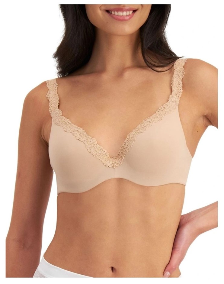 BERLEI Barely There Luxe Contour Bra, Size 14B, Beige NB: Slight Shop Soil