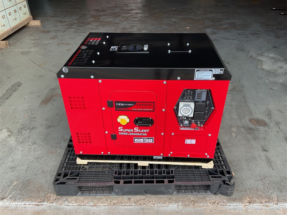 Unused Silenced 11KVA 3 Phase Generator