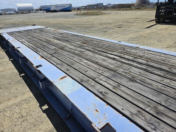 40ft Flat Rack Shipping Container Platform Base Auction (0004-7054656 ...