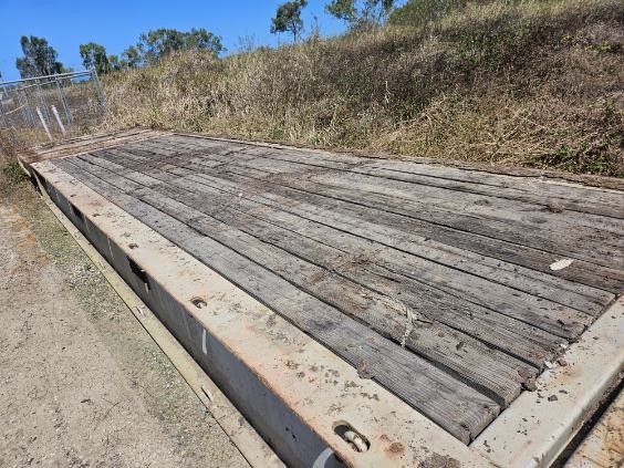 40ft Flat Rack Shipping Container Platform Base Auction (0015-7054656 ...