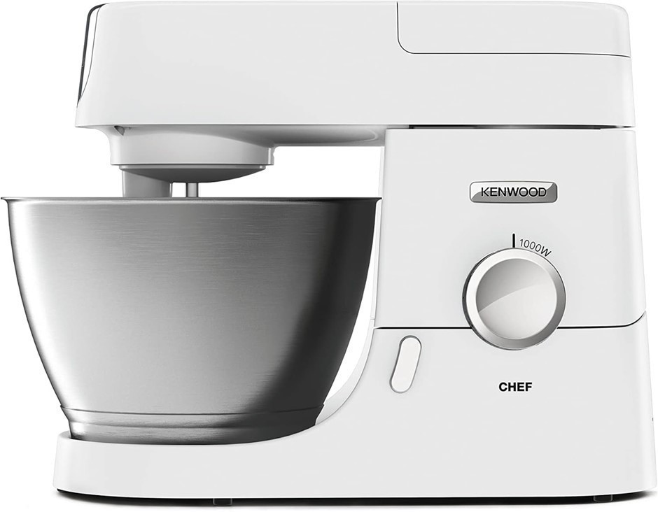 KENWOOD Chef KVC3100W, Stand Mixer All-in-One with 3 Tools Included, 4,6L S