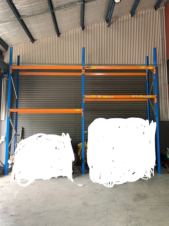 2 Bay Pallet Racking 4.8m Height Dismantled Auction (0011-5058482 ...