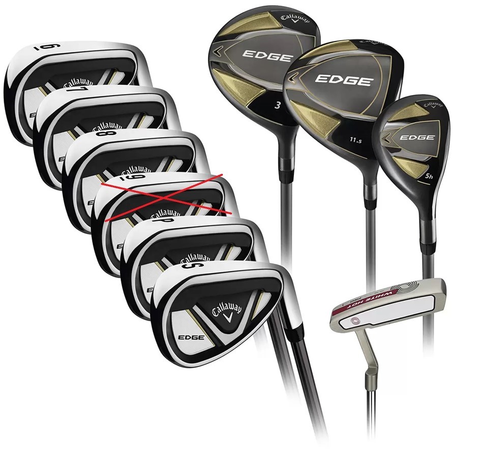 CALLAWAY Women's 9 Piece Golf Club Set Right Handed Regular Flex Graphite I