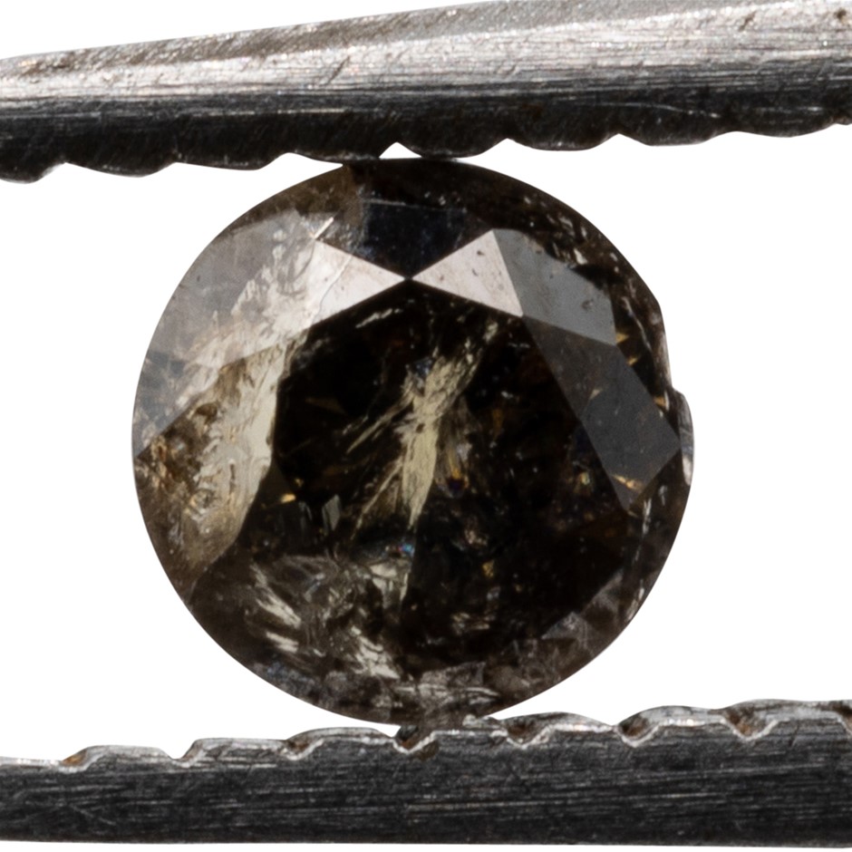 0.11ct Genuine Untreated Champagne Diamond