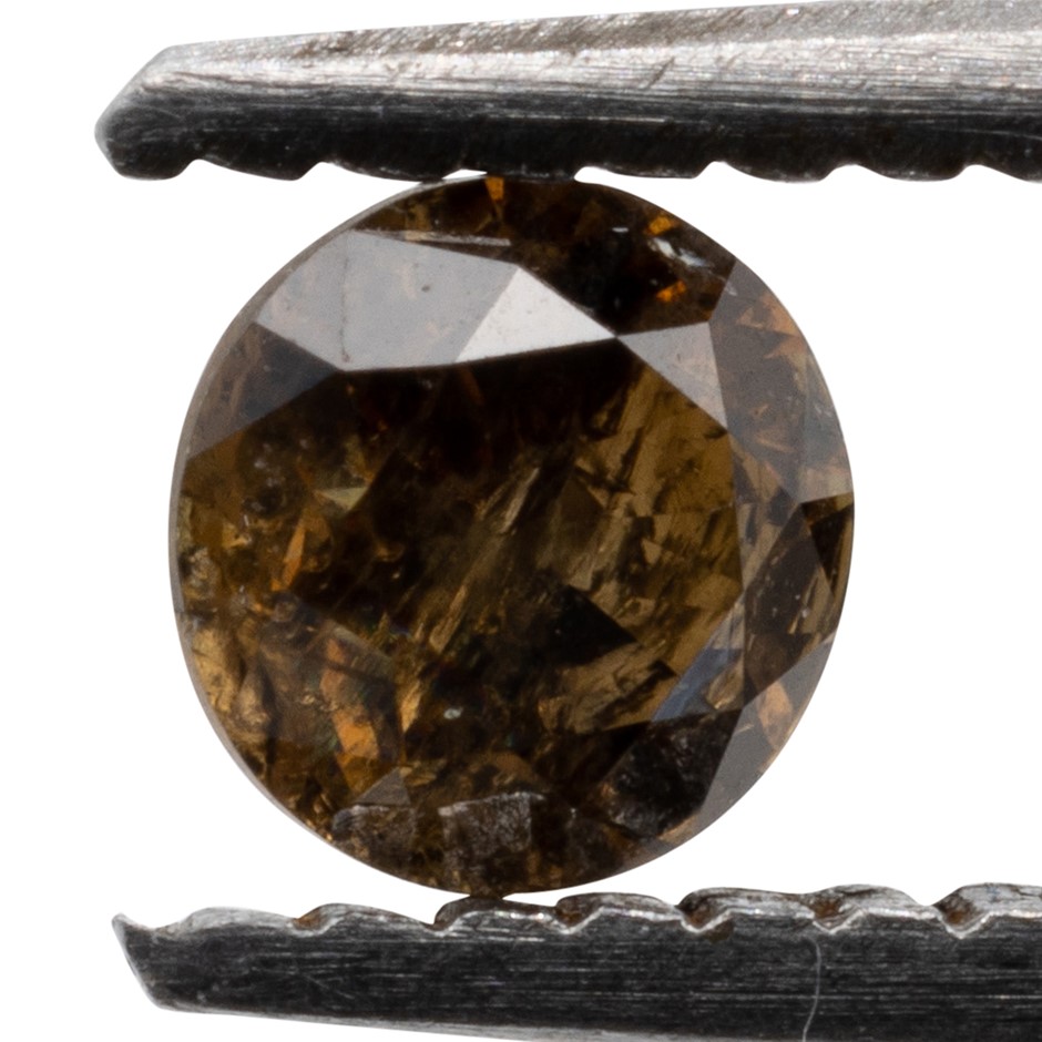 0.16ct Genuine Untreated Champagne Diamond