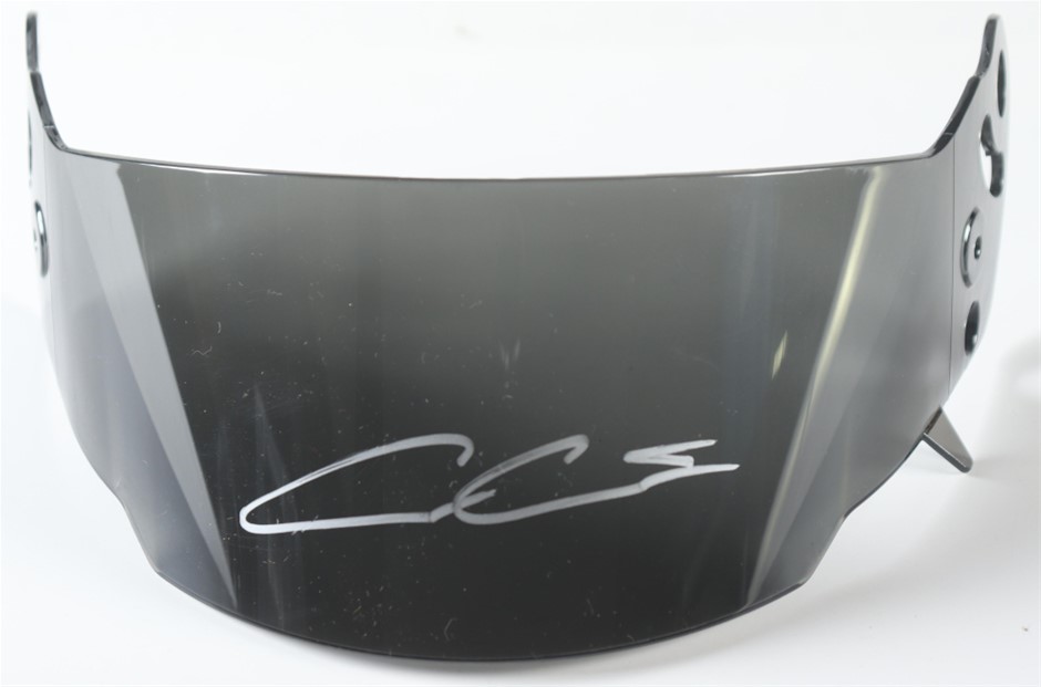 NASCAR DRIVER COLE CUSTER SIGNED HELMET VISOR Auction (0009-2562829 ...