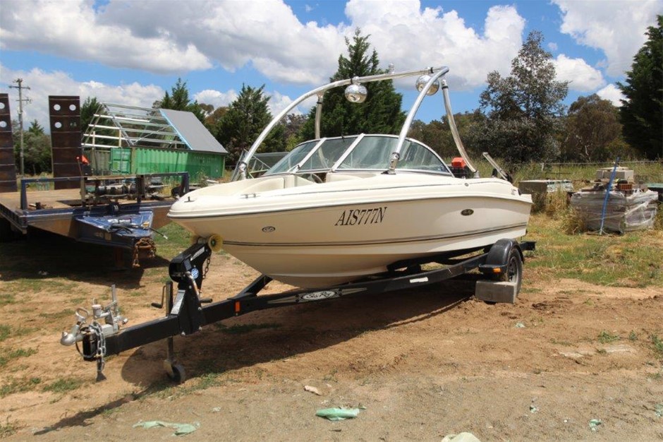 Sea Ray 175 Bowrideri Boat With Trailer