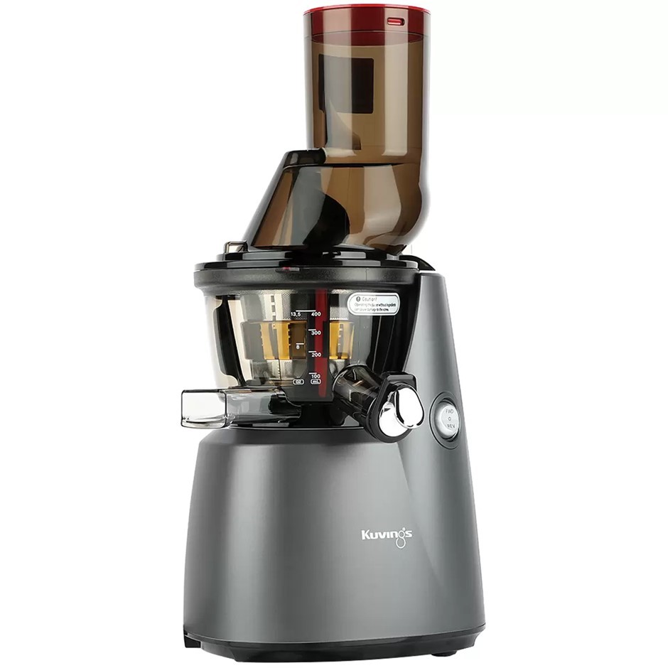 KUVINGS Whole Slow Juicer, Grey, Model C8000, Made In Korea. NB: Minor used