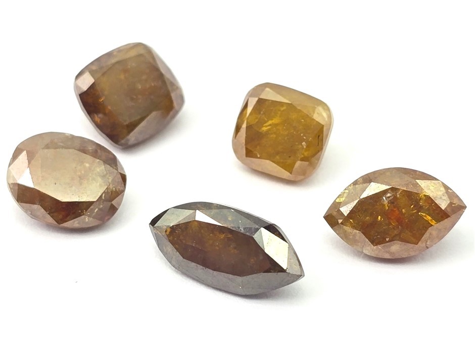 No Reserve 6CT Bulk Parcel Of Huge Natural Galaxy Diamonds