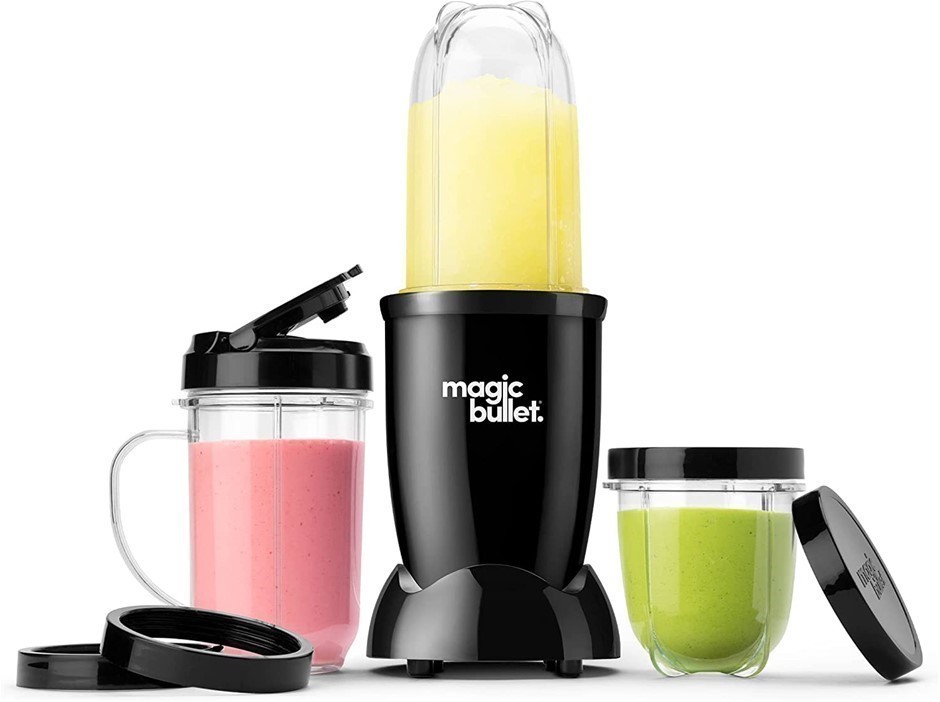 MAGIC BULLET Blender 11 Piece Value Pack, Black.
