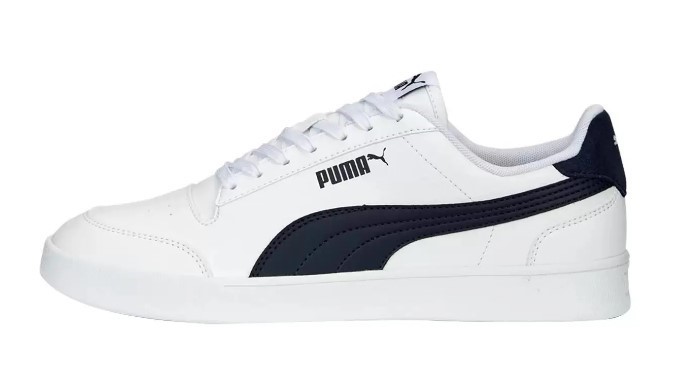 PUMA Men's Shuffle Shoes, Size US10.5/ UK9.5, White/Navy (24), 309668. Buy