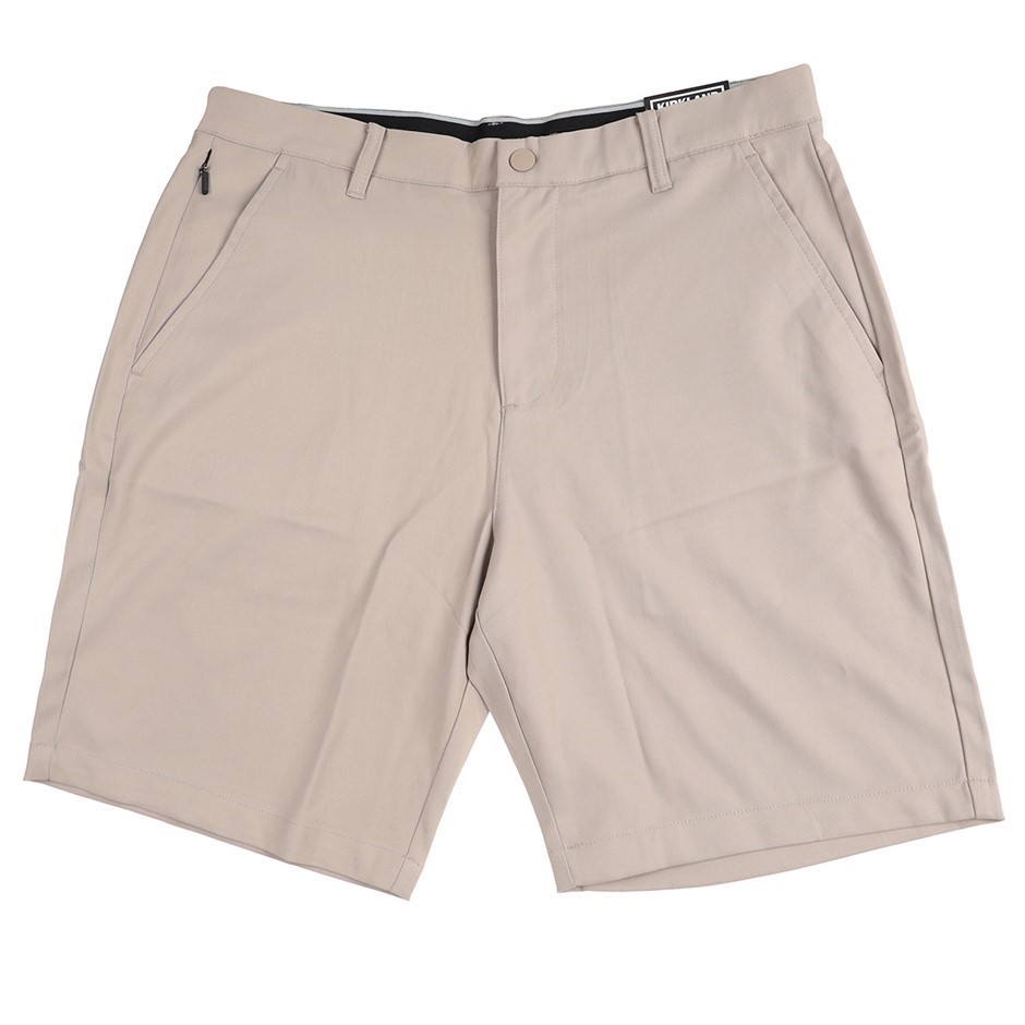 2 x SIGNATURE Men's Performance Short, Size 38, Polyester, Khaki. Buyers N