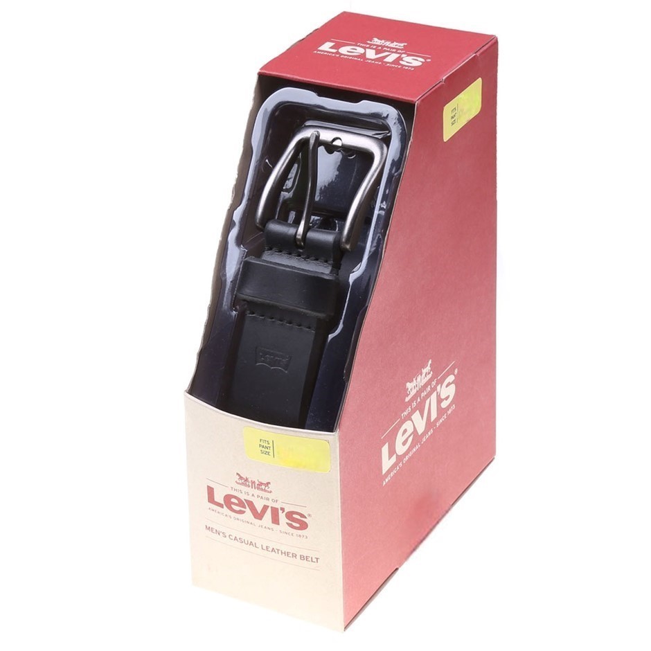 LEVI'S Men's Casual Leather Belt, Pant Size 36, Black. NB: not in original