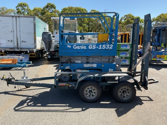 Genie Scissor Lift & Trailer Package