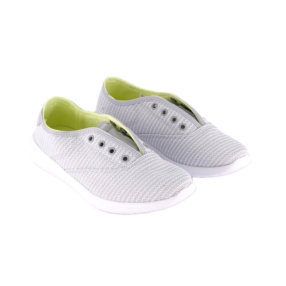 REEBOK Women's Recursion Walking Shoes, Size US8.5, Cold Grey/White/Lemon G