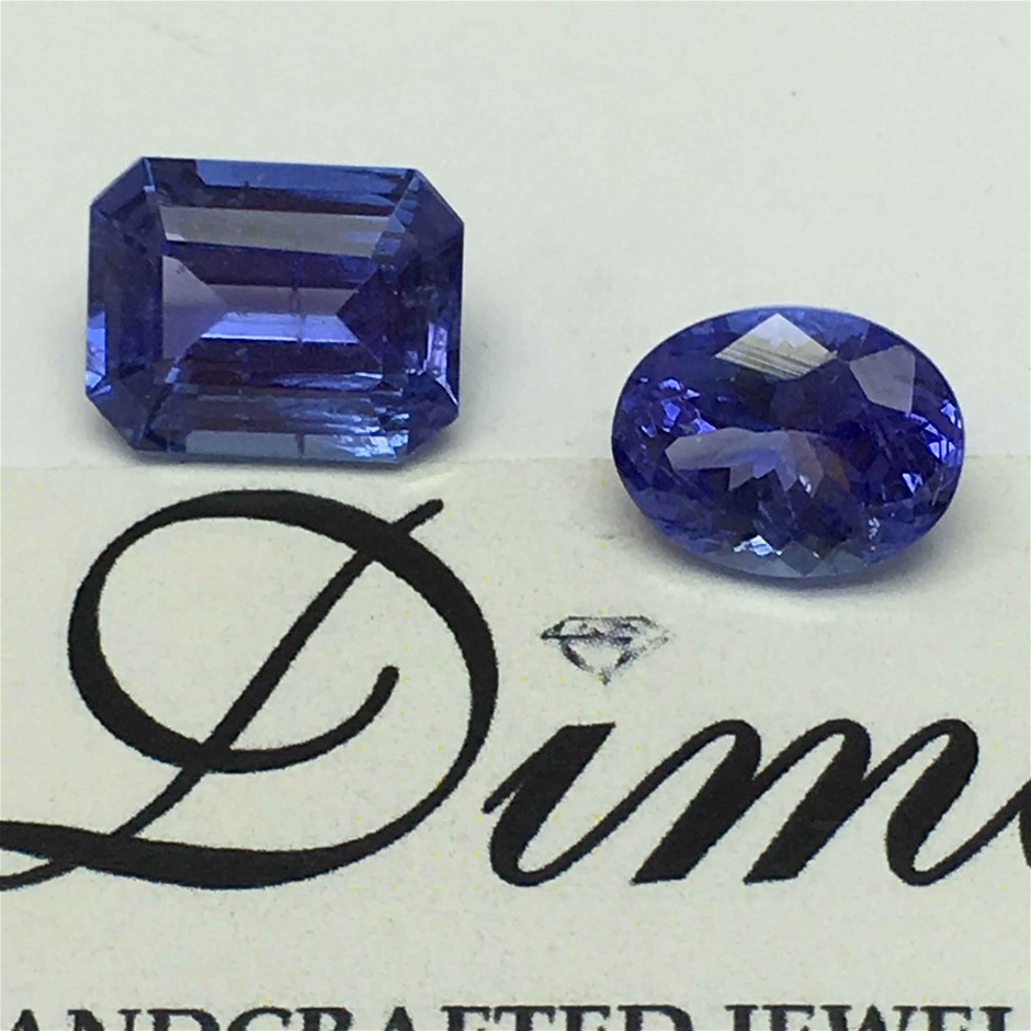 Two Loose Tanzanite, 5.60ct in Total